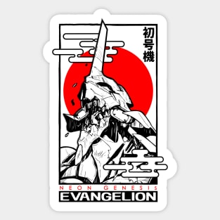 Eva 01 super robot Sticker